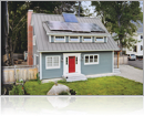 3.1 KW grid tied PV system using enphase mini inverters plus 16 tube Seido collector connected to an 85 gallon Marathon electric water heater for storage and backup